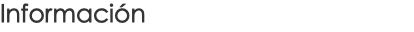 Información